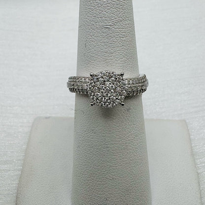 .25 CT Moissanite Diamond Circle & Pavé Band