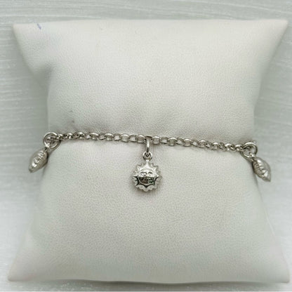 S925 Sun Charm Bracelet