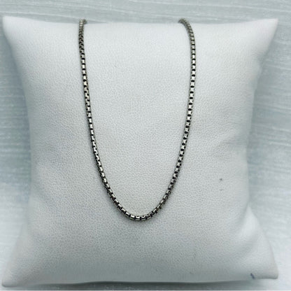 S925 Venetian Chain Necklace 24” Fully Adjustable