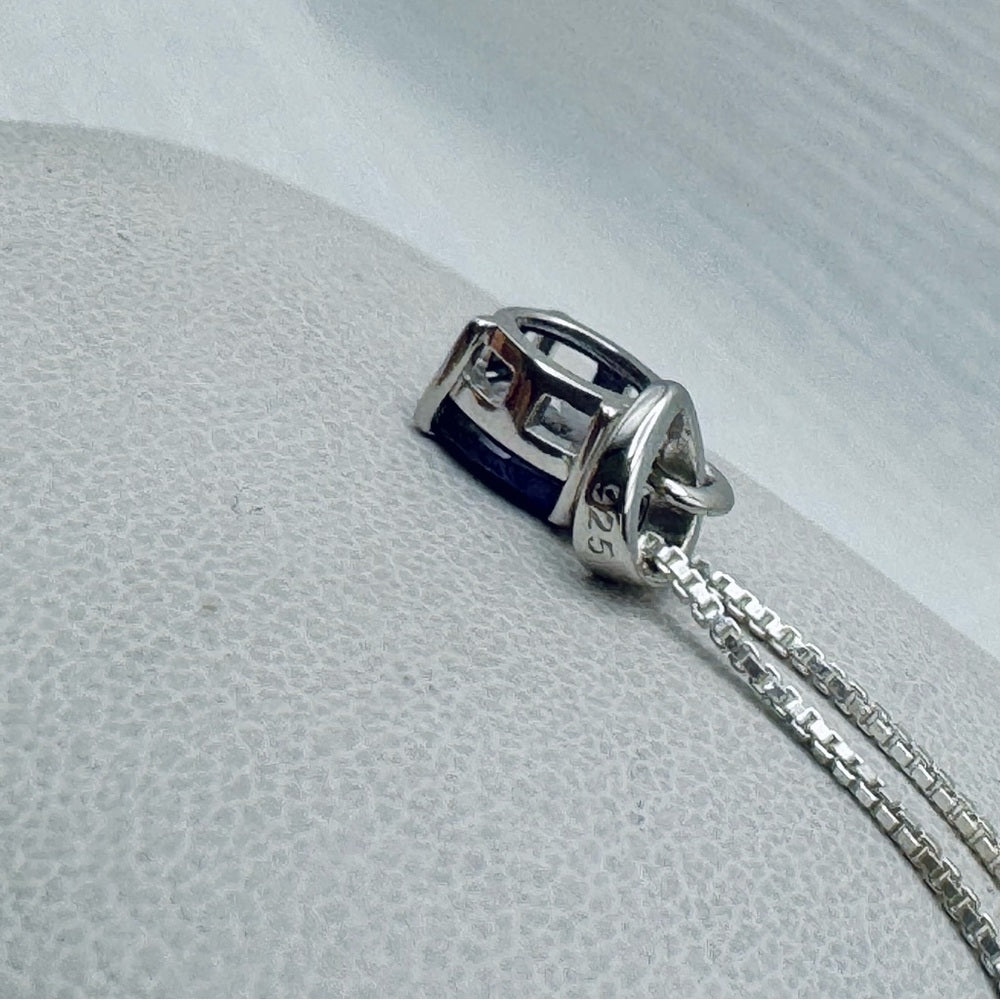 S925 Lolite Oval Pendant