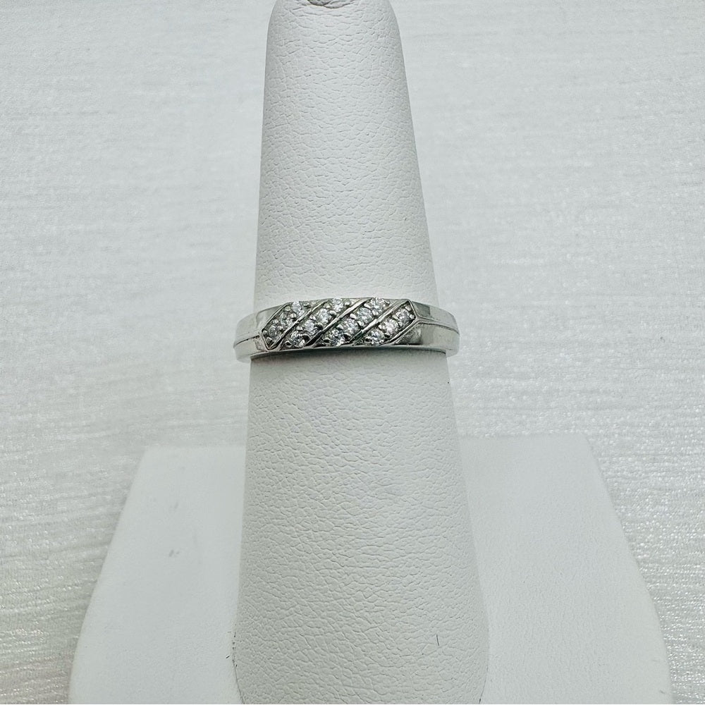 S925 Ellis Crystal Band Ring