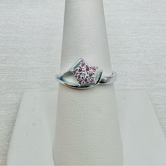 S925 Pavé Star Ring