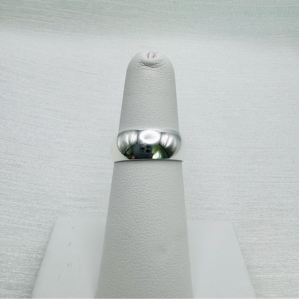 Silver Thick Simple Band