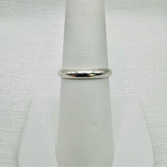 S925 Thin Simple Silver Band