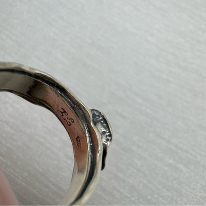 S925 Garnet Rose Ring