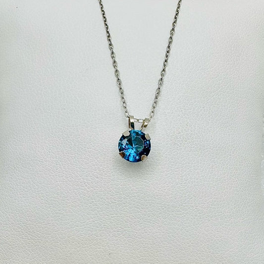 London Blue Topaz S925 Necklace