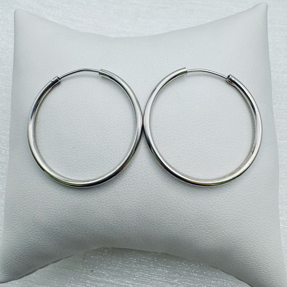 S925 Hoop Earrings