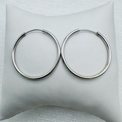 S925 Hoop Earrings