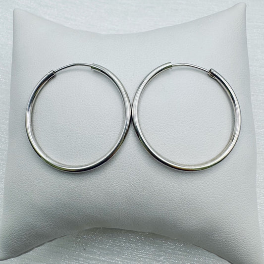 S925 Hoop Earrings