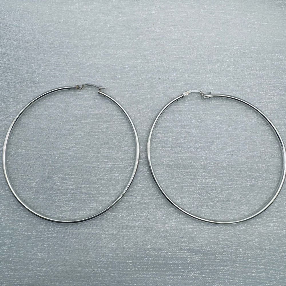 S925 Large Hoop Earrings