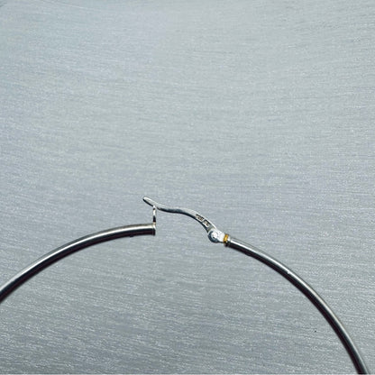 S925 Large Hoop Earrings