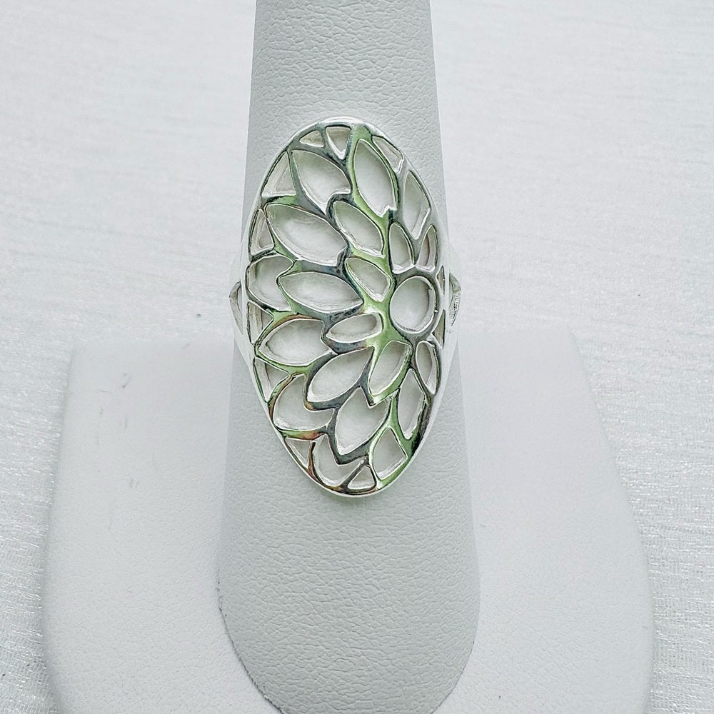 S925 Chrysanthemum Ring