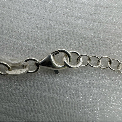 S925 Pink Crystal Rosary Necklace