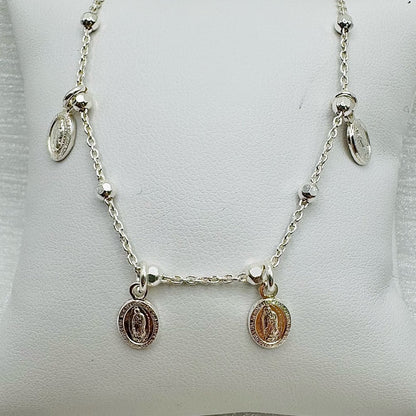 S925 Mary Charm Necklace