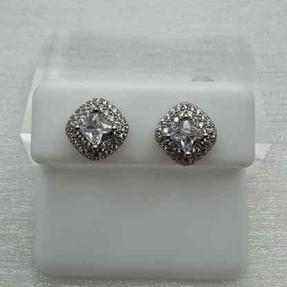 Odette - s925 Pavé Screw Backs