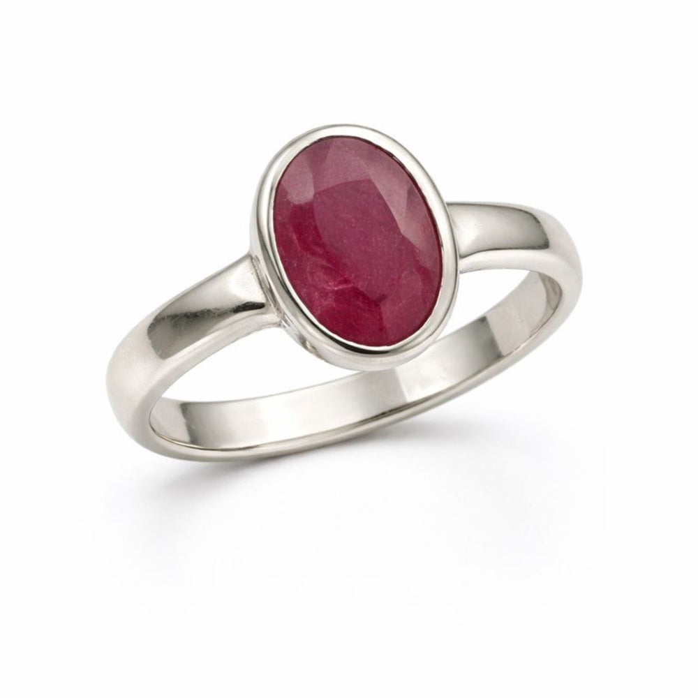 Oval Ruby Ring