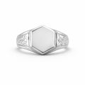 Hexagon Signet Ring