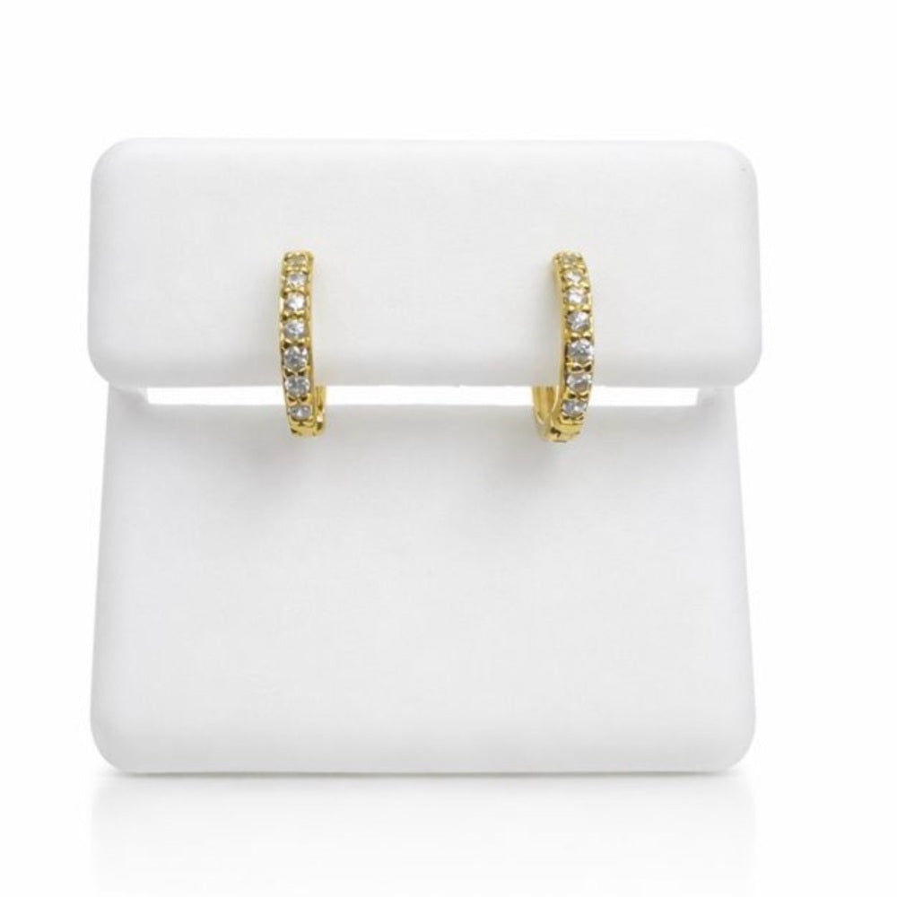 #101 Hoop / Huggie Earrings - Gold