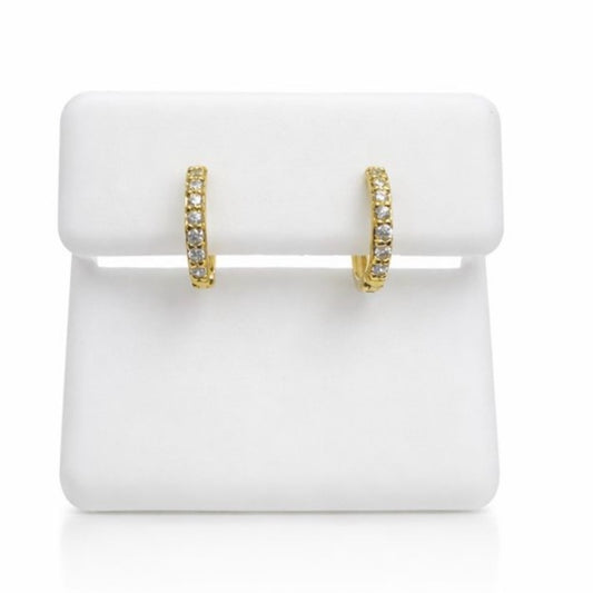 #101 Hoop / Huggie Earrings - Gold