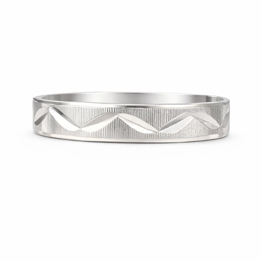 Zig Zag Handcut Band