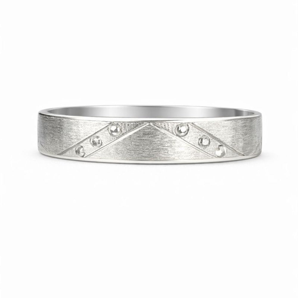 Polka Dot Zig Zag Handcut Band