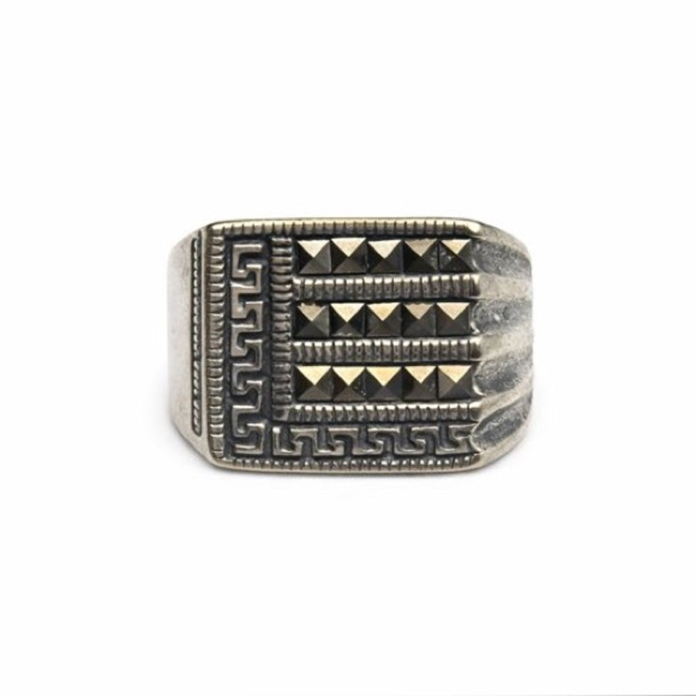 Marcasite Signet Ring