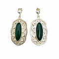 Green Agate Earrings
