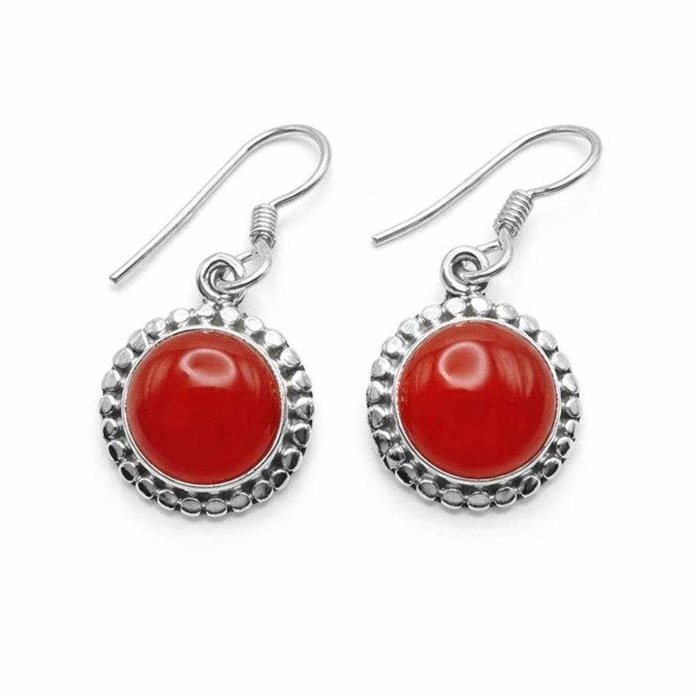 Carnelian Dangle Earrings