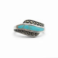 Turquoise & Marcasite Ring