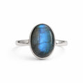 Oval Labradorite Ring