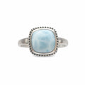 Larimar Sterling Silver Ring