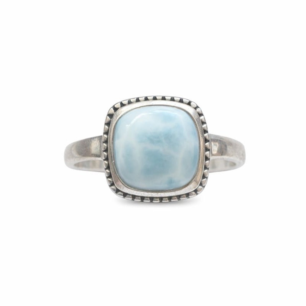 Larimar Sterling Silver Ring