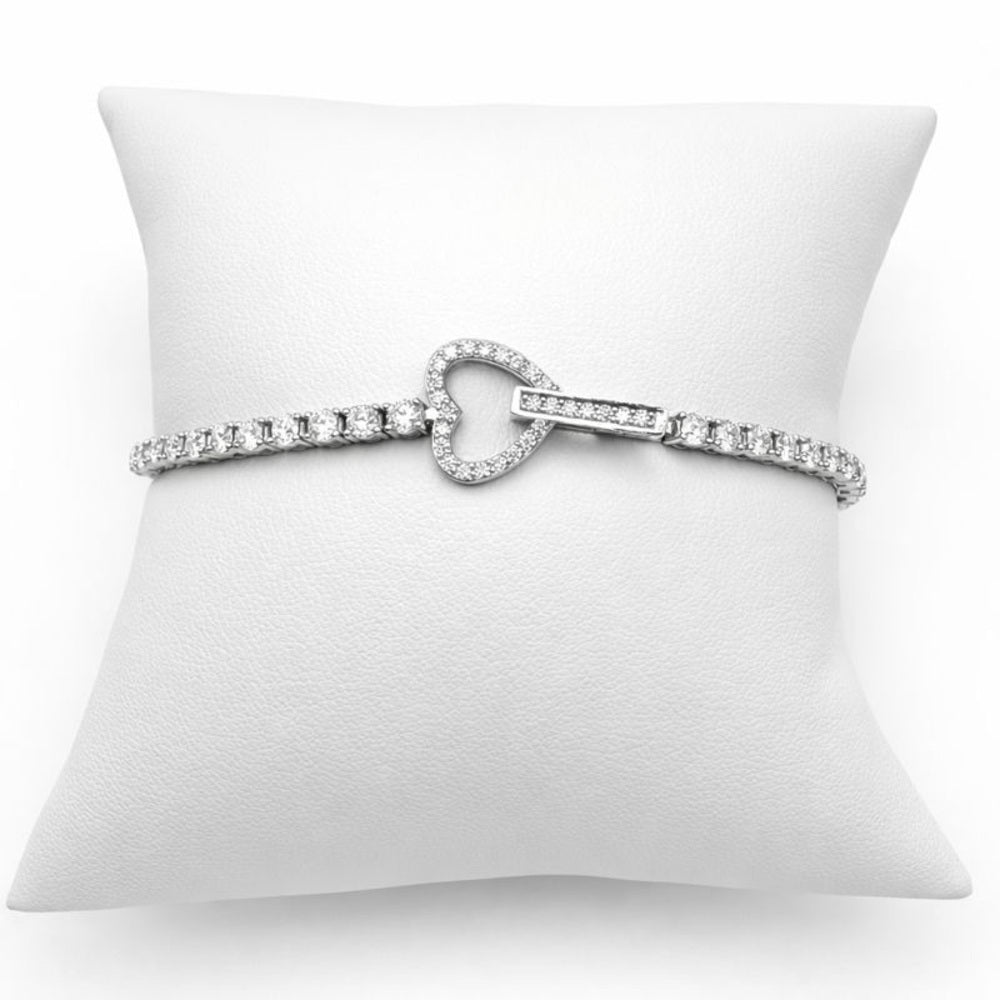 7.0 CT Moissanite Diamond Tennis Bracelet