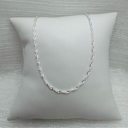 1.5mm Sterling Silver Singapore Chain