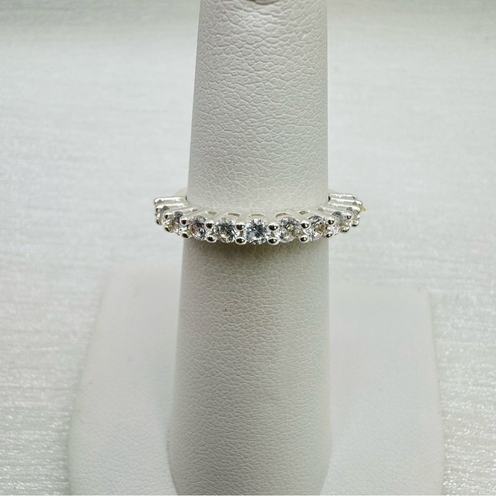 0.5 CT Moissanite Diamond Half Eternity