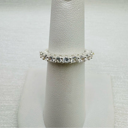 0.5 CT Moissanite Diamond Half Eternity