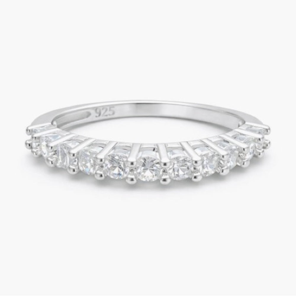 0.5 CT Moissanite Half Eternity