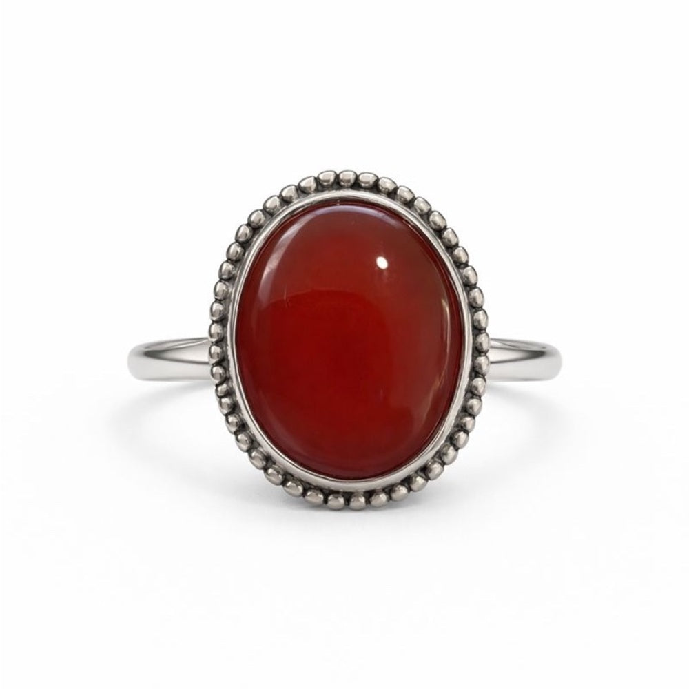 Oval Carnelian Ring
