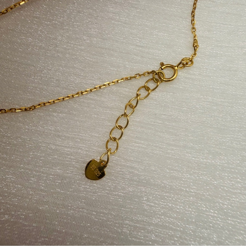 Gold Plated Eye Necklace