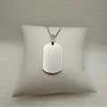 Dog Tag Pendant Necklace