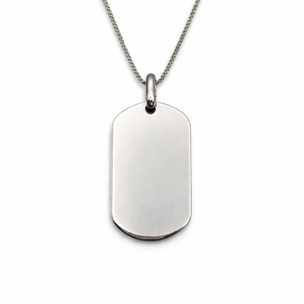 Dog Tag Pendant Necklace