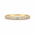 Gold Crystal Eternity Band