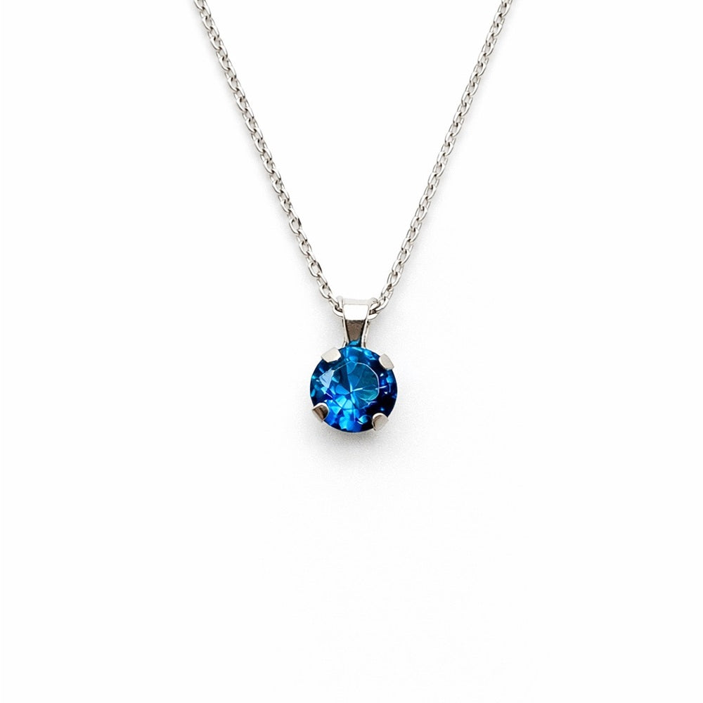 London Blue Crystal Necklace