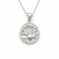 Tree Engraved Pendant