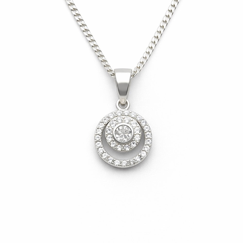 Round Crystal Pendant