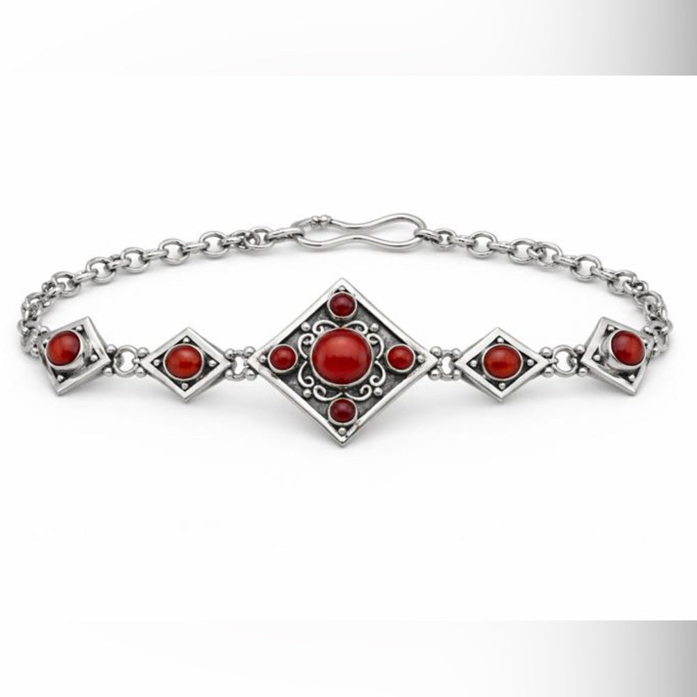 S925 Carnelian Bracelet