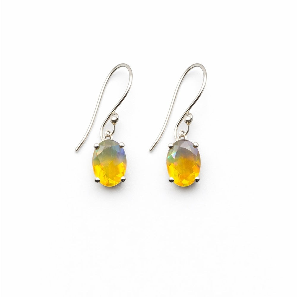 Ethiopian Opal Earrings
