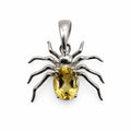 Citrine Spider Pendant