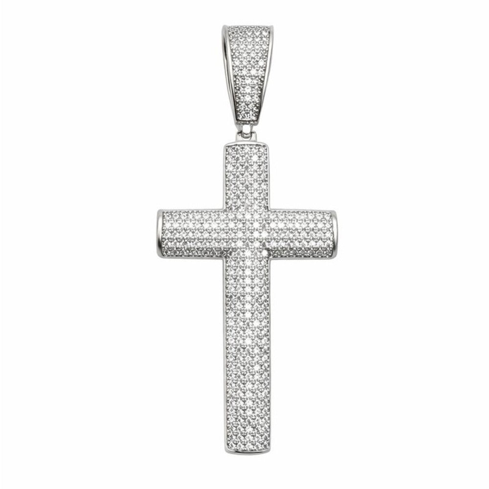1.42 CT Moissanite Cross Pendant