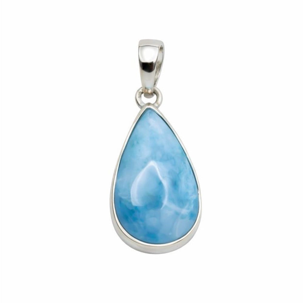 LM2 Larimar Teardrop Pendant